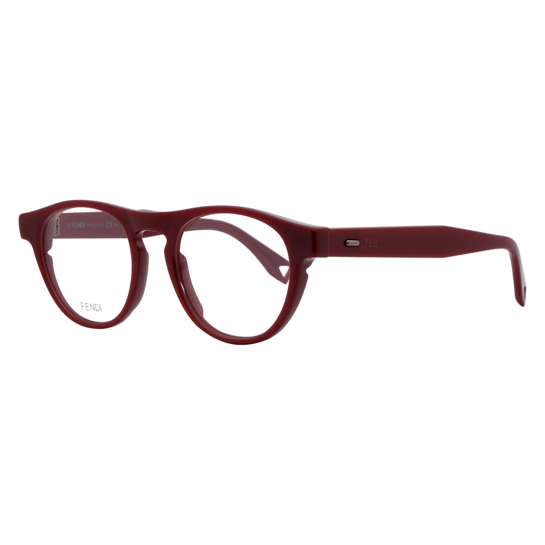 women Fendi Round Eyeglasses FFM0015 C9A Red 49mm M0015 3 women Fendi Round Eyeglasses FFM0015 C9A Red 49mm M0015