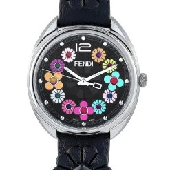 women Fendi Momento Multi-Colored Flower Quartz Watch F234031011