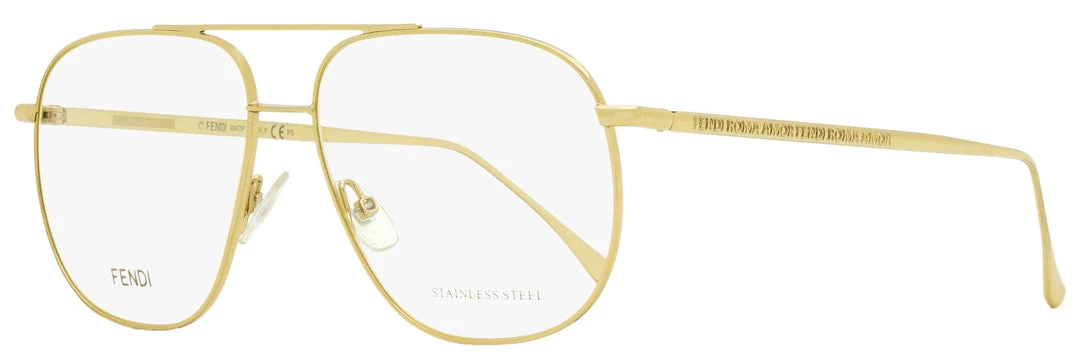 Fendi Women's Roma Amor Eyeglasses FF0391 J5G Gold 57mm 3 Fendi Women's Roma Amor Eyeglasses FF0391 J5G Gold 57mm