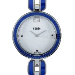 women Fendi My Way Blue Ceramic Quartz Watch F357034003