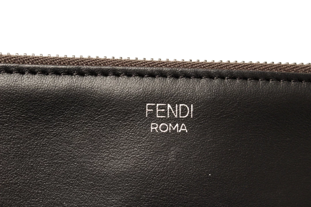 women Fendi Black Leather Monster Pouch 7 women Fendi Black Leather Monster Pouch - Image 5