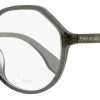 Fendi Women's Roma Amor Eyeglasses FF0398F KB7 Transparent Gray 53mm