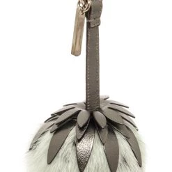 women Fendi Fruit Bag Charm Fur and Leather Gray, Green -Fendi shop 2cd4138e977d41a9a02b838ce4b8a84b 1080x