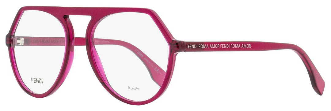 Fendi Women's Roma Amor Eyeglasses FF0385 C9A Red 53mm 3 Fendi Women's Roma Amor Eyeglasses FF0385 C9A Red 53mm