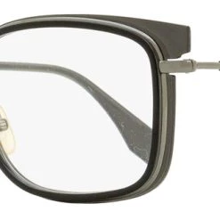 Fendi Men's Rectangular Eyeglasses FFM0064 807 Black/Gunmetal 54mm