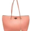 women Fendi Pink Leather Selleria Tote Bag