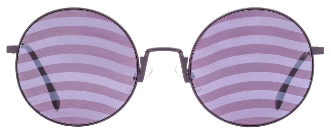 Fendi Women's Round Sunglasses FF0248S B3VXL Dark Violet 53mm 4 Fendi Women's Round Sunglasses FF0248S B3VXL Dark Violet 53mm - Image 2
