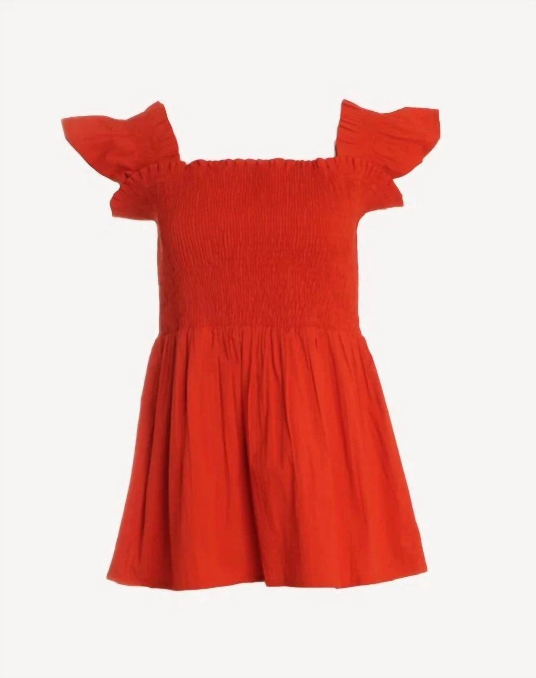 Jude Connally women Cotton Solid Tulip Top in Red 3 Jude Connally women Cotton Solid Tulip Top in Red