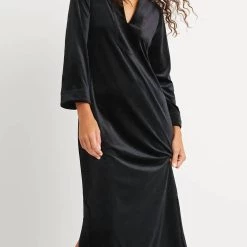Jude Connally women Katie Dress in Velvet Black