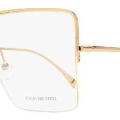 Fendi Women's Square Eyeglasses FF0422 DDB Copper-Gold 57mm