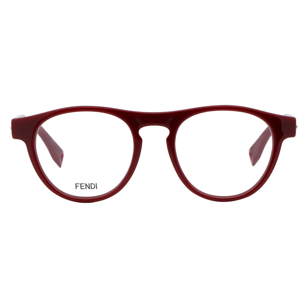 women Fendi Round Eyeglasses FFM0015 C9A Red 49mm M0015 4 women Fendi Round Eyeglasses FFM0015 C9A Red 49mm M0015 - Image 2
