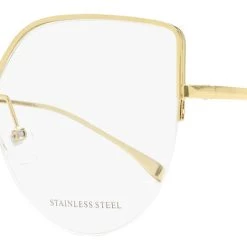 Fendi Women's Oval Eyeglasses FF0423 J5G Gold 55mm