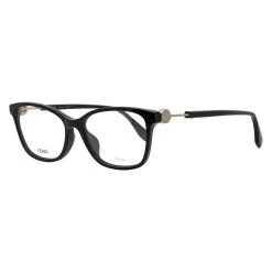women Fendi Oval Eyeglasses FF0363-F 807 Black 53mm 363