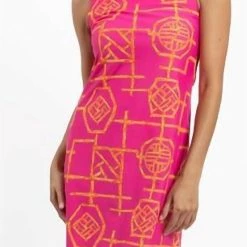 Jude Connally women Beth Dress In Spring Pink