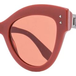 Fendi Women's Cat Eye Sunglasses FF0266S C9AU1 Maroon 52mm