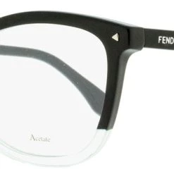 Fendi Women's Eyeglasses FF0234 7ZJ Black/Transparent Aqua 52mm