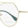 Fendi Women's Oval Eyeglasses FF0329 3YG Light Gold/Teal 53mm