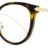 Fendi Women's Oval Eyeglasses FF0166 V4Z Gold/Havana 48mm